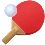 Table Tennis Paddle And Ball