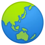 Глобус Земли - Азия и Австралия