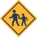Niños cruzando