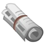 Rolled-Up Newspaper